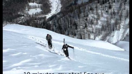 Courmayeur off piste  -  si and dave