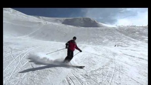 Sayoko's father is skiing in zermatt