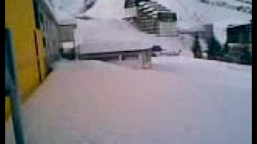 Lancio nella neve dicembre 2008