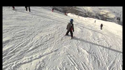 5 year old skiing zermatt matterhorn switzerland