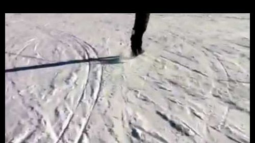 Snowboard ovindoli 21 dicembre 2011 first time prima volta on a snowboard