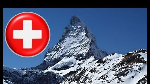 Zermatt skiing,downhill from the klein matterhorn