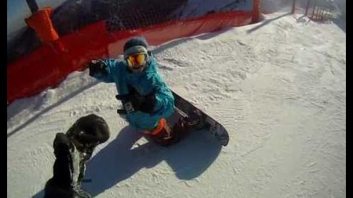Abetone snowboard fast