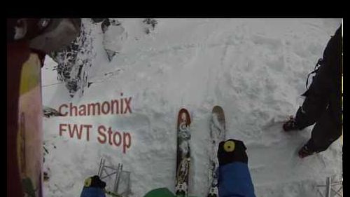 Neil williman, trying to ski the chamonix and courmayeur freeride world tour stops while injured