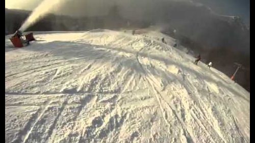 Sauze d'oulx snowboarding 2012