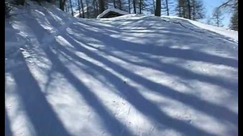 Trail bianco - pista sci alpinismo cime bianche. mov