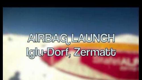 Gopro; skiing airbag launch