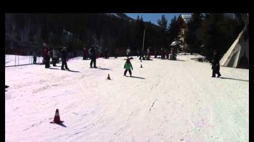 3yo skiing in claviere 2012 - no.2