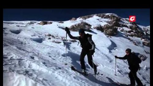 Freeride in val gardena - dolomites with the mountain guides
