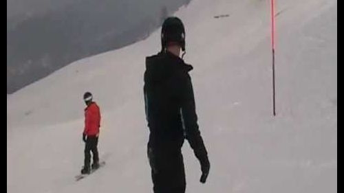 Snowboarding sauze d'oulx 2012