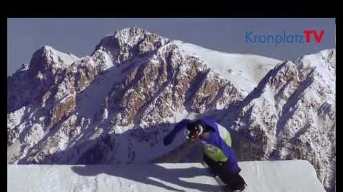 Snowpark kronplatz plan de corones in slow motion pictures