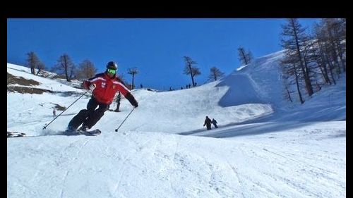 Bardonecchia esquí alpino / descenso alpes italianos / ski italy / skiing italian alps / italia hd
