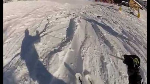 Argentera ski in powder