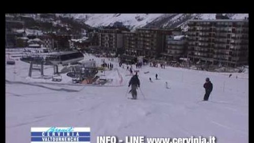 Cervinia - la pista n°5, facile fino in paese