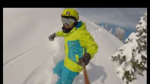 La rosiere in slowmotion - powder freeride december 2012 - gopro
