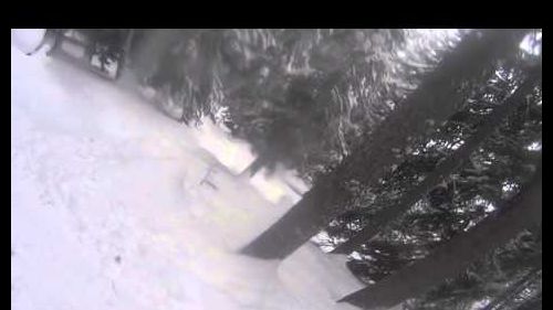 Freeride skiing in st. anton