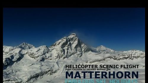 Helicopter scenic flight matterhorn - fabulous ski holiday