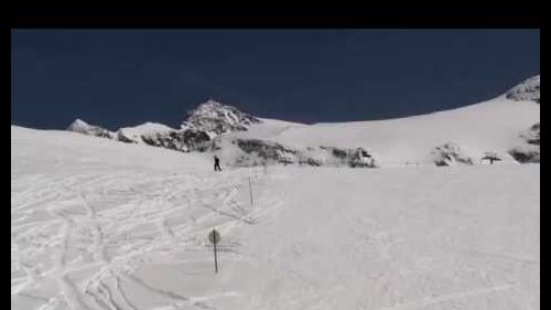 Skiing italy april 2012 (snowy roads)