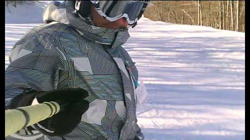 Bellissima giornata di snowboard sulle piste del lago laceno :)