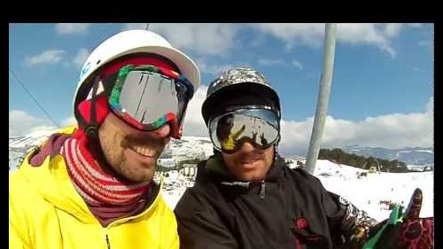 Alien park setup per l'alien invasion ii edition snowboard contest