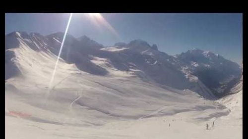 Skiing in france