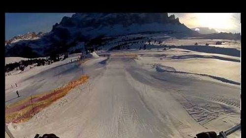 Gopro hero skiing dolomiti val gardena  2012-2013 (queen kind of magic)