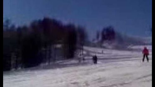 Snowboard in alpi