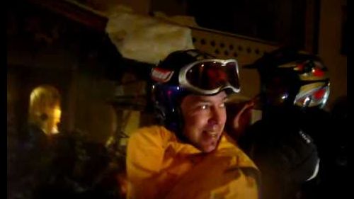 Pazzia in val gardena! andrea e elena sul quad 3! per strada