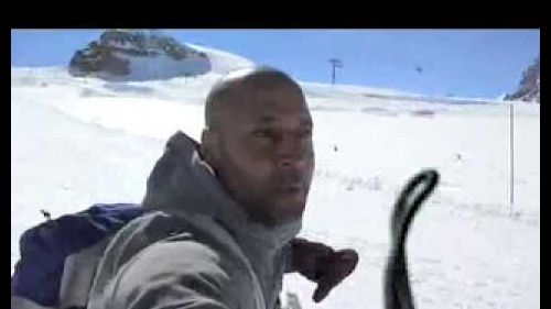 Snowboarding solo, zermatt 2013