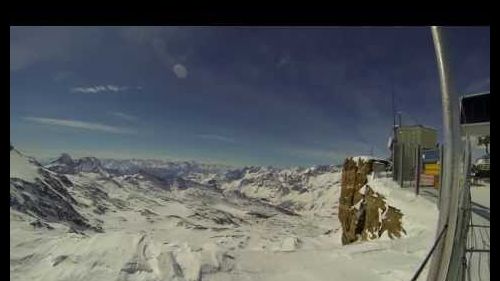 Skiing furgsattel to furi at zermatt