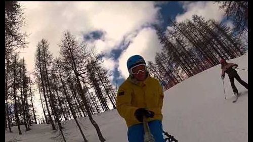 Skiing in sauze d'oulx 2012...