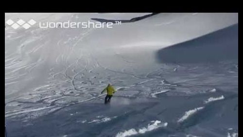 Off piste powder/variable skiing near top bumps run - cervinia/zermatt - 27th august 2013