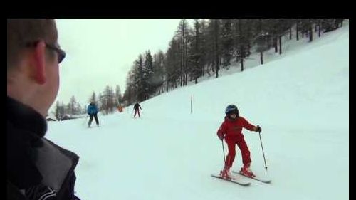 Skiing in courmayeur in 2013 v