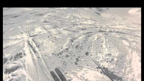 Popo sci-freeride skiing at champoluc-gopro hero 3 silver