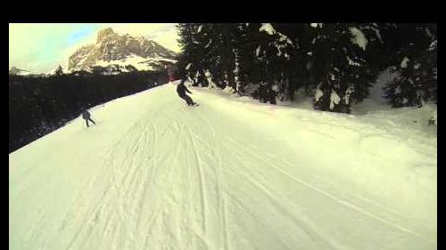 Snowboarding corvara italy - day 2