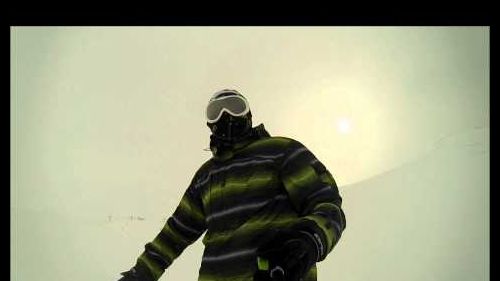 Crash campo imperatore snowboard gopro