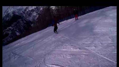 Bardonecchia snowboard con zenith action camera 1080p