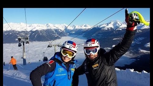 Manfred & manuela mölgg 2014 olympic training @ kronplatz