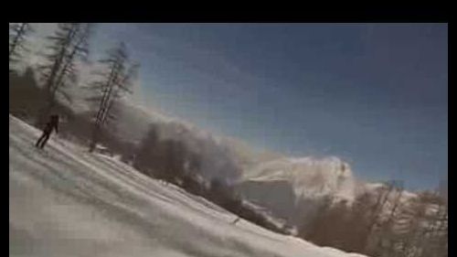 Skiing in sauze d'oulx