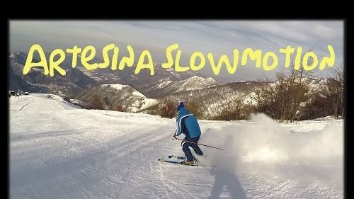 Artesina ski slowmotion