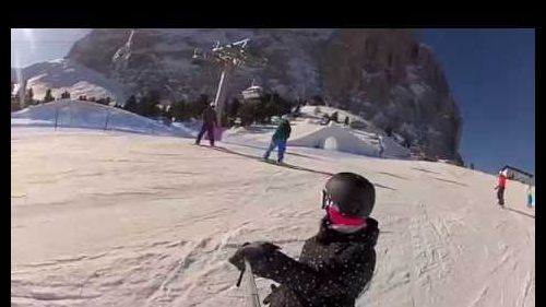 Selva gardena snowboarding