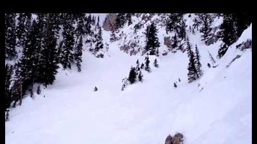 Leif skiing madman's on his 7th birthday