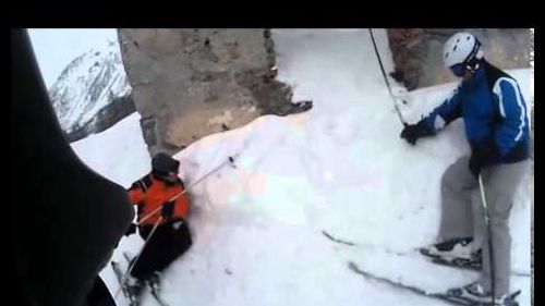 Iain and howard finally lose the plot whilst skiing in sauze d'oulx, italy
