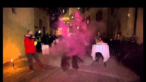 Krampus-umzug bruneck - sfilata dei 