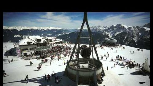 Skigebiet kronplatz in südtirol - area sciistica plan de corones in alto adige