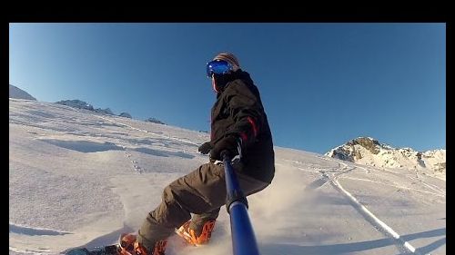 Snowboarding gopro valtournenche freeride 2015
