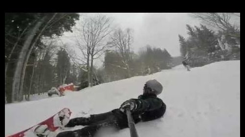 Idiot on snowboard 4 abetone goprohero hero 3+