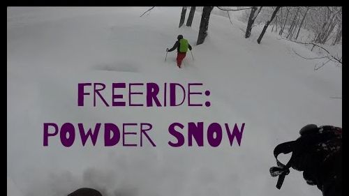 Gopro hero | freeride skiing in powder! - alagna valsesia [hd]