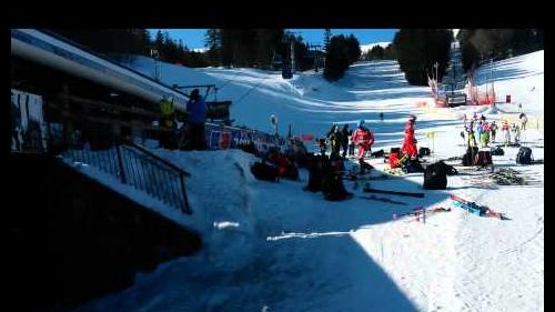 Sole neve gare all'abetone.   e noi pronti b