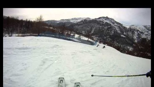 Valtournenche - la pista di rientro